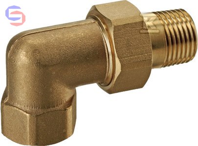 ONNLINE TWIST Śrubunek kątowy 1" mosiądz O-ring 0,33kg