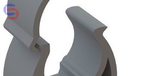 ONNLINE UZE-25S Uchwyt zamykany 0,04x0,04x0,016m 100szt