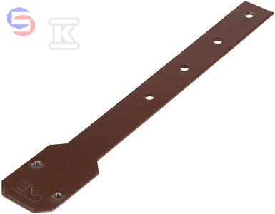 WSPORNIK STAL.UCHWYTU PVC 125X215 BRĄZ KACZMAREK