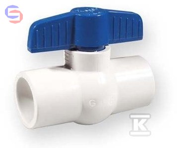 NIBCO Zawór kulowy PVC-U 1/2" KW/KW 602-005