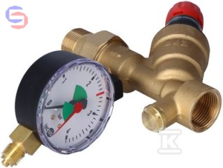 SYR 2128 Zawór napełniania instalacji 3/4" 0,76kg 74x184x189mm