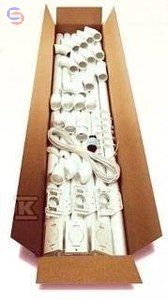 TOPVAC Zestaw instalacyjny PVC KIT5 0.22x0.42x1.53m 17kg