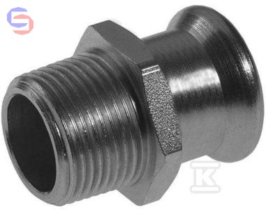 KAN-therm STEEL FITTINGS SPRINKLER Złączka GZ 22xR1 stal węglowa