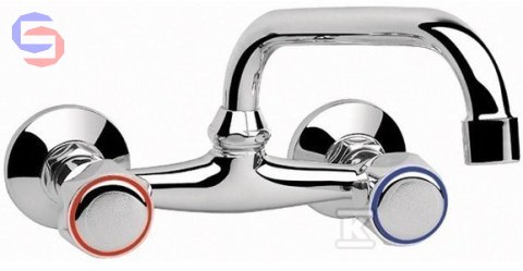 VALVEX CLASS Bateria umywalkowa ścienna chrom 0.08x0.15x0.26m