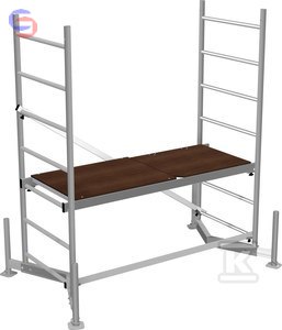 KRAUSE MONTO ClimTec Rusztowanie jezdne stalowe 0.16x0.74x1.96m 29.5kg