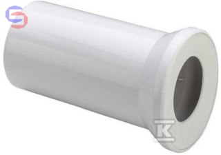 VIEGA Króciec przyłączeniowy WC 110x400 mm biały alpejski tworzywo