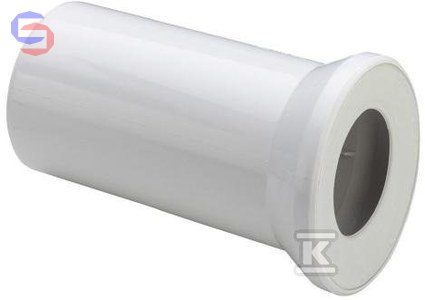 VIEGA Króciec przyłączeniowy WC 110x400 mm biały alpejski tworzywo
