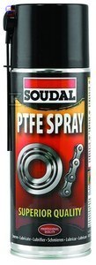 SOUDAL Spray PTFE 400ml Teflonowy Smarujący