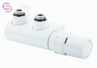 DANFOSS X-TRA COLLECTION VHX/RAX Kąt 2-rur 50mm RAL9016