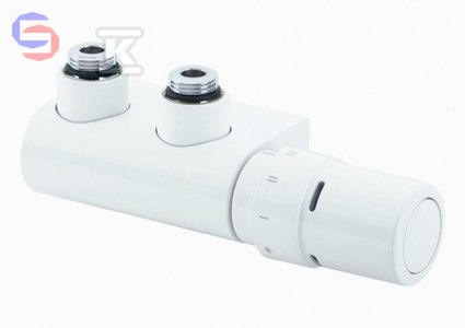 DANFOSS X-TRA COLLECTION VHX/RAX Kąt 2-rur 50mm RAL9016