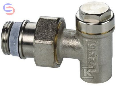 FLAMCO Zawór powrotny kąt 1/2"x15 niklowany D/WL F11766