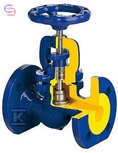 ZETKAMA 215A125C01 Zawór zaporowy zGLO Fig. 215 DN125 PN16 żeliwo szare