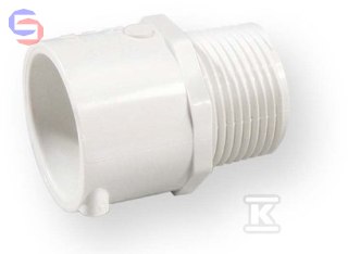 NIBCO Złączka wkrętna KW/GZ PVC-U 1" 436-010