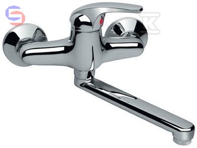 ONNLINE Gala Bateria zlewozmywakowa ścienna chrom L200 20cm