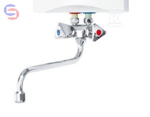 BIAWAR Bateria umywalkowa ścienna trójdrożna 210mm 0.68kg