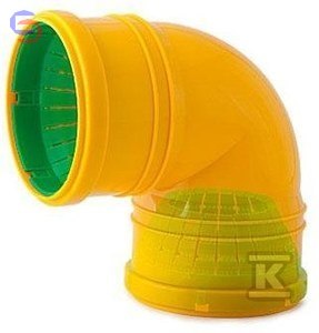 KARMAT Kolano drenarskie 90° 72mm uniwersalne KDR28