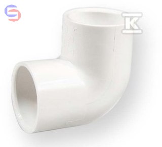 NIBCO Kolano KW/KW PVC-U 3" 0.15x0.10x0.15m 0.47kg