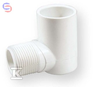 NIBCO Kolano z gwintem wkrętne KW/GZ PVC-U 1/2" 0,02kg