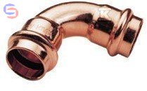 CONEX B PRESS Łuk dwukielichowy 90° 42 CU