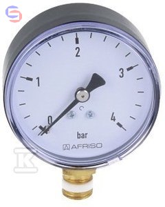 AFRISO RF63 Manometr grzewczy 0-4 bar 1/4" pionowy