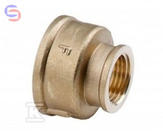 ONNLINE Mufa redukcyjna mosiężna 1/2"x3/8" żółta HAO554