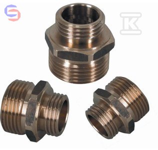 ONNLINE Nypel redukcyjny GZXGZ 3/4x1/2" mosiądz