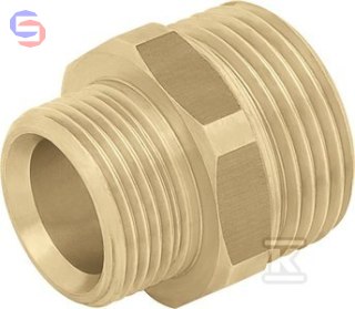KAN-therm SCA FITTINGS Nypel Redukcyjny G1"xG3/4" mosiężny Push