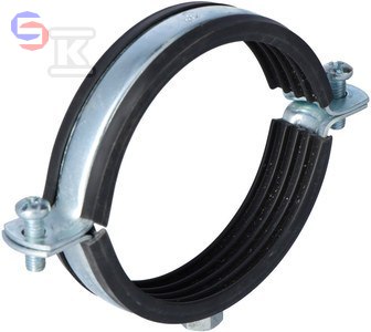 OPAL Obejma metalowa 3" 87-92 mm z wkładką EPDM