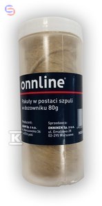 ONNLINE Pakuły lniane na szpuli 80g 0,12x0,05x0,05m