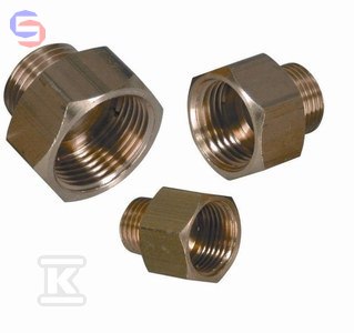 ONNLINE REDUKCJA mufowo-nyplowa 1/2"x3/8" mosiądz HAO456