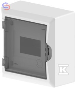 ONNLINE Rozdzielnica natynkowa 1x6 modułowa dymna IP40 0,7kg