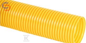 KACZMAREK Rura drenarska PVC 80x72mm 50m SN4 UP bez otw.