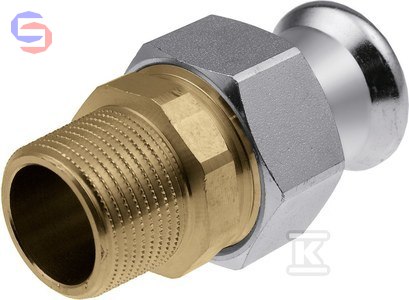 KAN-therm STEEL FITTINGS Śrubunek GZ 15xR1/2 stal węglowa