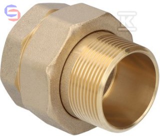 VALVEX Śrubunek mosiężny 6/4" O-ring Twist krótki