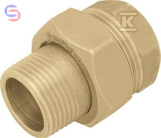 KAN-therm SCA FITTINGS Śrubunek prosty mosiężny G3/4" PUSH