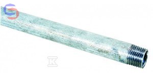 GELDBACH Sztucer ocynk gwint dwustronny 6/4" L=80mm stal