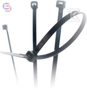 ONNLINE SCV-750HW Opaska kablowa 770x7,5 mm czarna 100 szt.