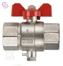 BMETERS TZK20 Trójnik z zaworem kulowym 3/4" z czujnikiem temp.