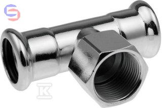 KAN-therm STEEL FITTINGS Trójnik 18 Rp1/2" GW stal węglowa