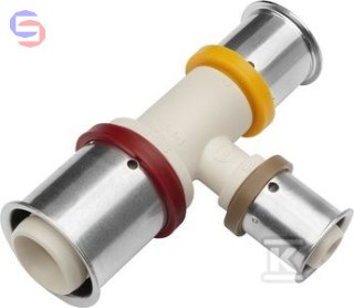 KAN-therm ultraPRESS Trójnik zaprasowywany PPSU 32x16x32 mm