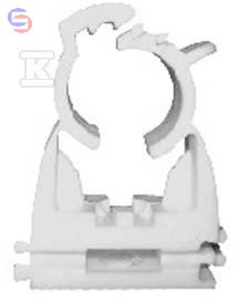 NIBCO Uchwyt pojedynczy NOFIX 1-PVC-U 18x44x60mm PVC-U