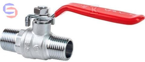 VALVEX ONYX Zawór kulowy niklowany pełnoprzelotowy 1" PN40 DS