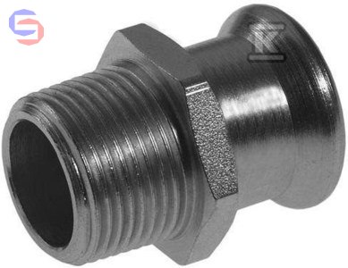 KAN-therm STEEL FITTINGS SPRINKLER Złączka GZ 1/2" 76.1 R2 stal węglowa