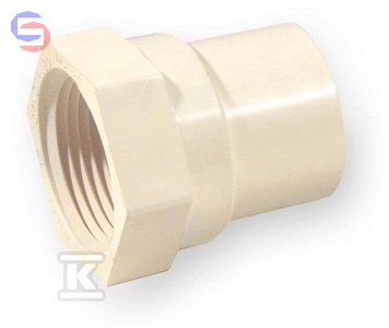 NIBCO Złączka nakrętna KW/GW 1/2" PVC-C z uszczelką