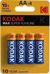 KODAK MAX KAA-4 Bateria alkaliczna LR6 AA 4szt 0.098kg