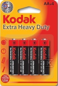 KODAK Bateria Extra Heavy Duty R6 AA 4szt 0.058kg