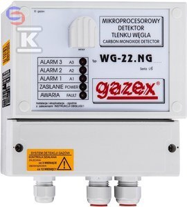 GAZEX WG-22.NG Detektor CO 20-100ppm 230V Garaże