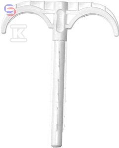 ONNLINE Hak Plastikowy Podwójny do Rur 10mm 0,9kg