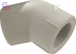 KAN-therm PP FITTINGS Kolano 45° 90mm 0.61kg