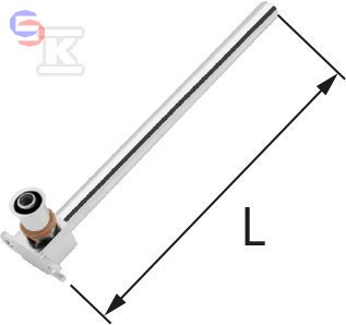 KAN-therm ultraPRESS Kolano mosiężne 16x2 mm ze wspornikiem